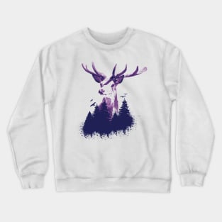 Deer Forest Crewneck Sweatshirt